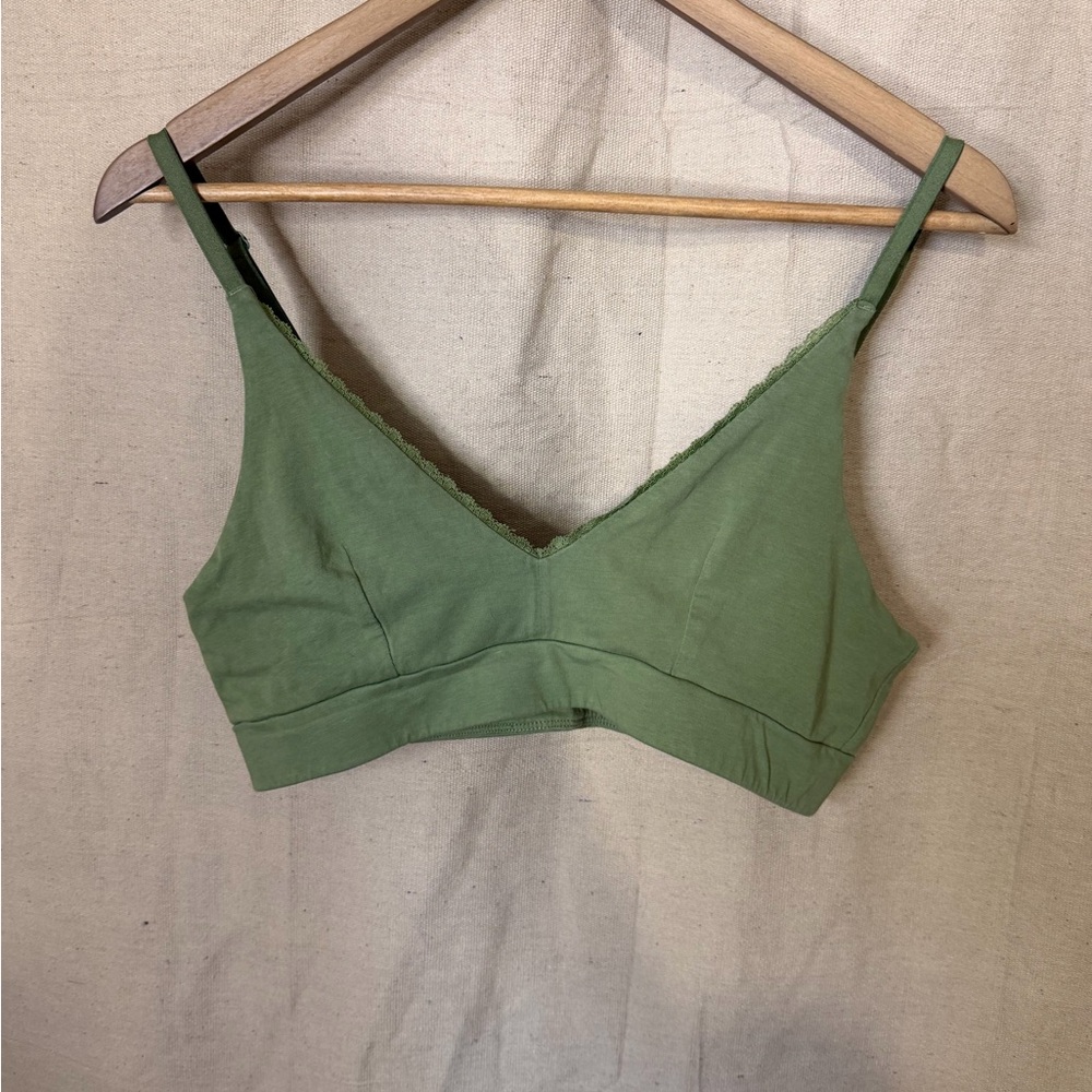 Pact Olive Green Women's Bralette SOLD
